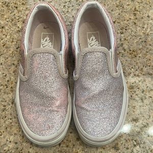 Pink glitter vans